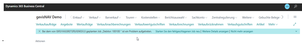 Aufgabenwarteschlangenposten Notifications