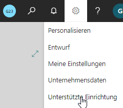 Notifications Aufruf Einrichtung